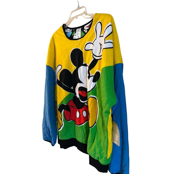 Walt Disney World Parks Mickey Reversible Pullover Sweater Multicolor Size M/L - Picture 2 of 8